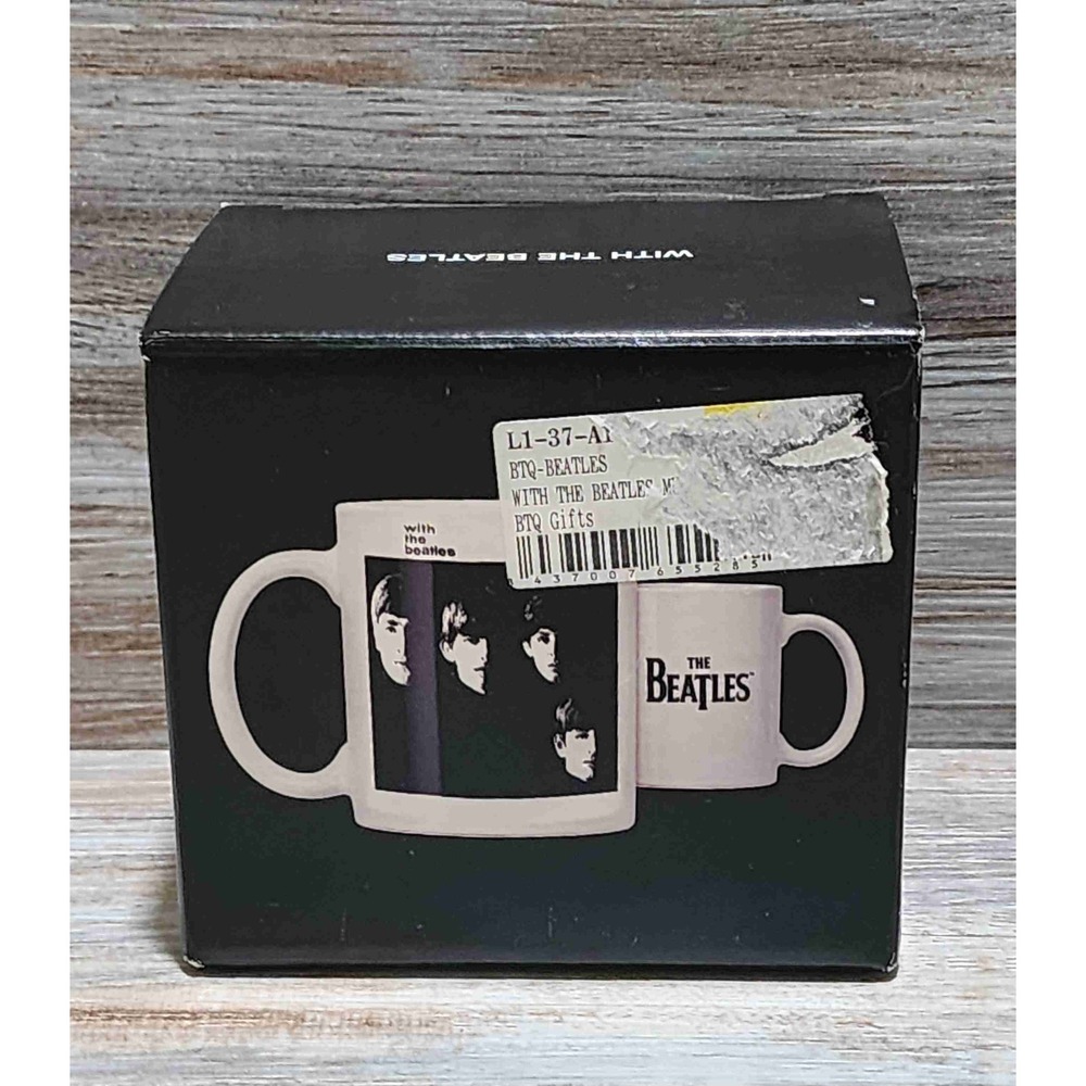 NEW BTQ Gifts With The Beatles Mug Dishwasher Microwave Safe China Made 11 oz